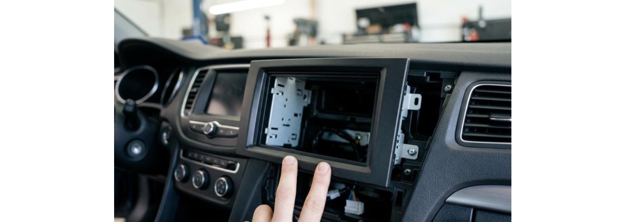 Radiorammer og dele til integreret radiomontering i bilen (modeltilpasset)