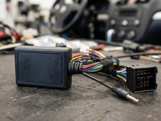 Ratbetjeningsinterface til eftermonteret bilradio