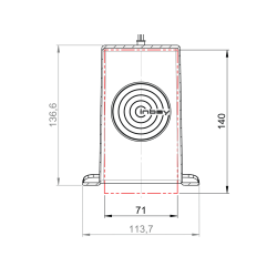 Qi trdls oplader - OEM design - Mercedes Vito/Viano (W639) - 10W