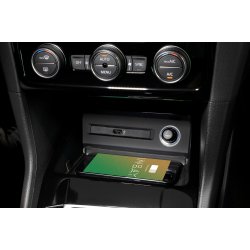 Qi trdls oplader - OEM design - VW Golf Sportsvan (5G) 10/2017->2021 - 10W