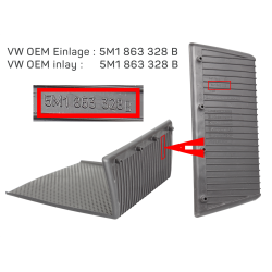 Qi trdls oplader - OEM design - VW Tiguan I/Golf Plus - 10W