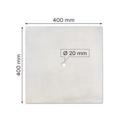 Antenne monteringsplade