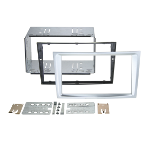 2-DIN ramme Opel - diverse modeller - mat chrom