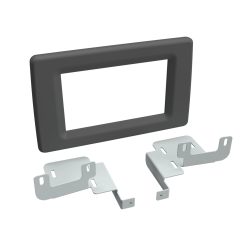 2-DIN radioramme Opel, Renault & Nissan - sort