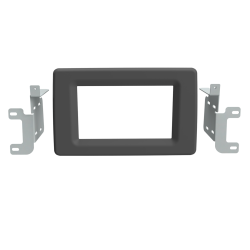 2-DIN radioramme Opel, Renault & Nissan - sort