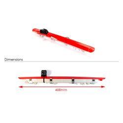 Bakkamera indbygget i bremselygten - Mercedes Vito - 2016->