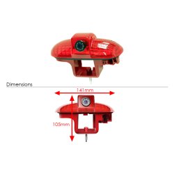 Bakkamera indbygget i bremselygten - Primastar, Traffic & Vivaro
