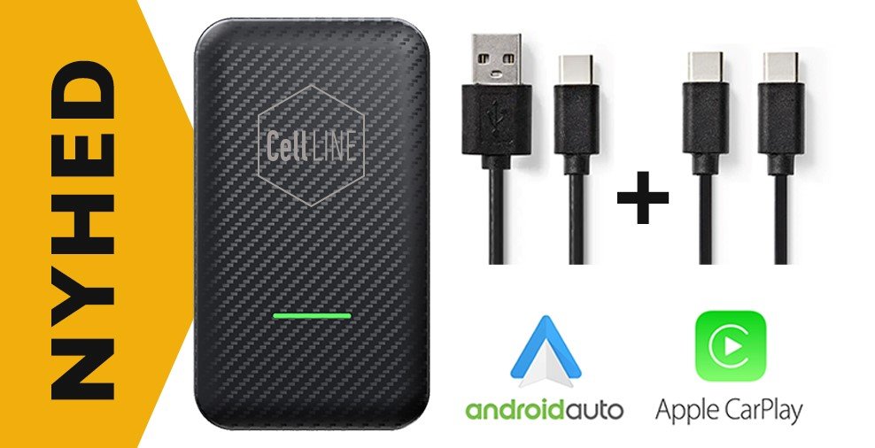 NYHED - TRÅDLØS ADAPTER TIL ANDROID AUTO