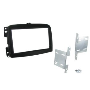 2-DIN radioramme  Fiat 500L 2012-2017 - Sort