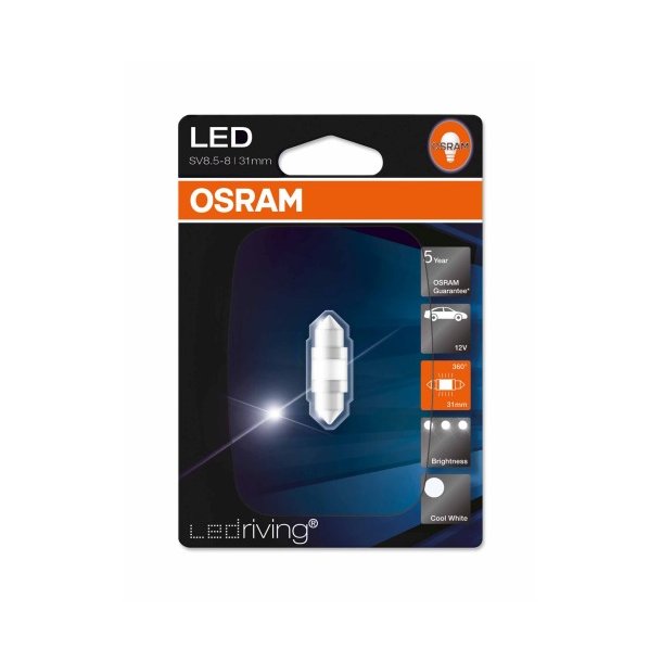 Osram Led Festoon 6.000K (31mm)