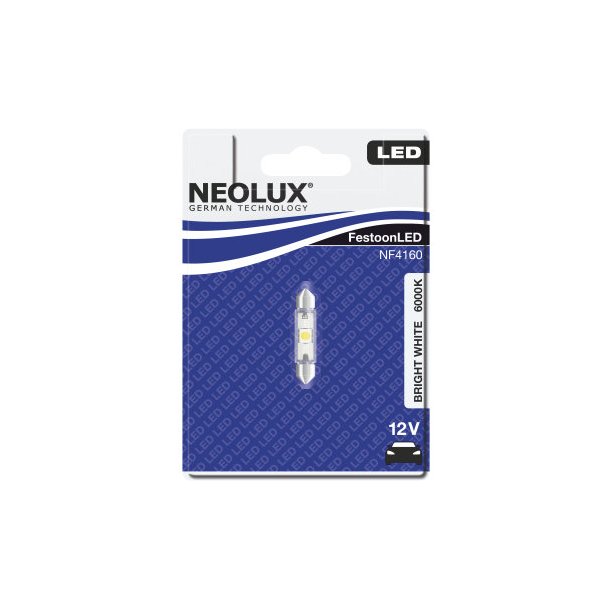 Neolux Festoon 41mm 12V 6000K