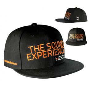 Hertz cap sort/orange/hvid