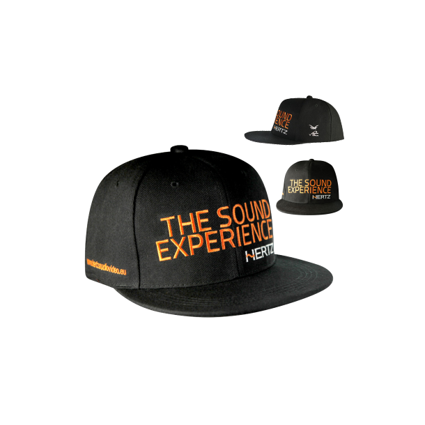Hertz cap sort/orange/hvid