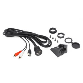 USB & jack stik til USB & phonestik - til indbygning - vandtt