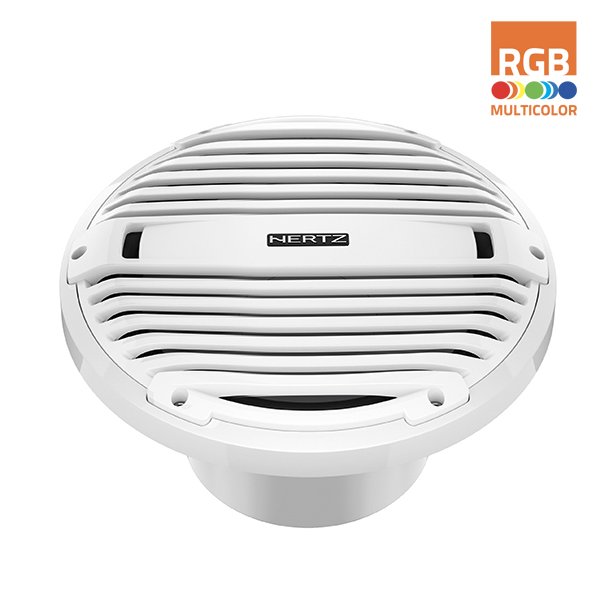 Hertz marine subwoofer m/RGB lys 300mm/12&#34; - 4 ohm - white