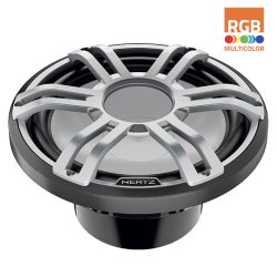 Hertz marine subwoofer m/RGB lys 300mm/12&#34; - 4 ohm - silver