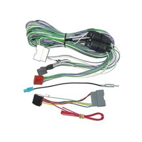 ISO stik Chrysler & Jeep 09> forstrker bypass kabel med ISO stik og antenne adapter