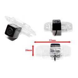 Bakkamera indbygget i nummerpladelygte - Volvo