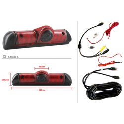 Bakkamera indbygget i bremselygten - Jumper, Boxer & Ducato