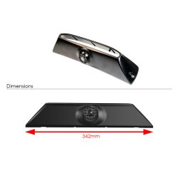 Bakkamera indbygget i bremselygten - Iveco Daily - 2011-2014