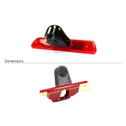 Bakkamera indbygget i bremselygten - Jumpy, Expert & Proace