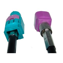 Multimedia Fakra-HSD han/hun forlnger kabel - 26cm (lige stik)