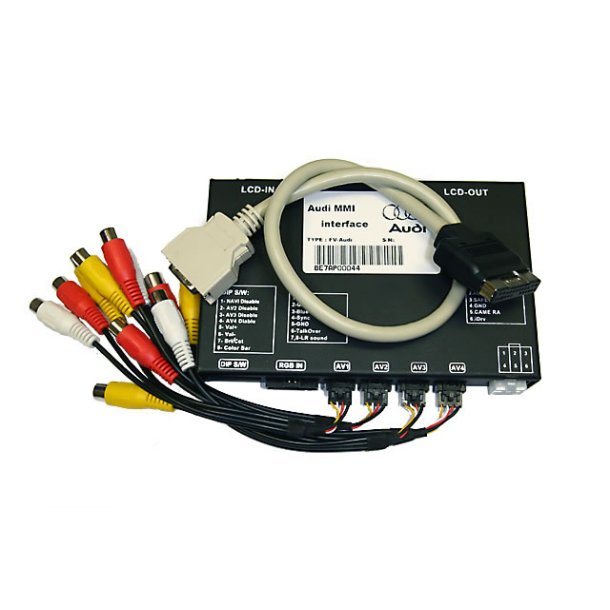 Interface til at tilkoble video enhed til AudiMMI 2G system