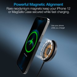 Naztech magsafe 15W trdls lader