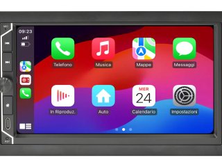 Phoncar Media center med trdls Apple Carplay og Android Auto