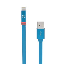 Flatout ladekabel lightning til USB-A - 93 cm - bl