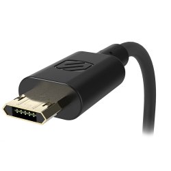 Flatout ladekabel Micro USB stik 93 cm - bl
