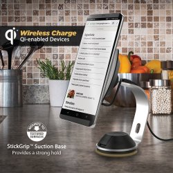 Magicmount Pro 10W Qi lader telefonholder til hjemmet