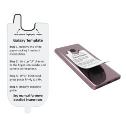 Magicplate magnetplader T/Qi-ladere - sort - Inkl. adaptor