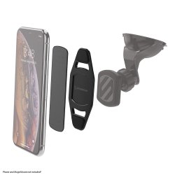 Magicplate magnetplader T/Qi-ladere - sort - Inkl. adaptor