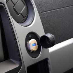 Revolt enkel 12W USB billader - hvid/guld