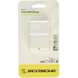 Revolt Dobbel 20W USB Vg Lader - US - Hvid