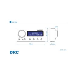Audison Thesis DRC digital fjernbetjening