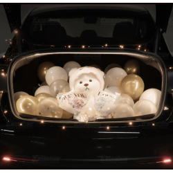 Hvid LED lysstribe til trunk - Tesla Y