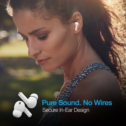 Naztech Xpods Pro trdlse hovedtelefoner - hvid