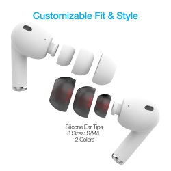 Naztech Xpods Pro trdlse hovedtelefoner - hvid