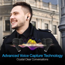 Naztech Xpods Pro trdlse hovedtelefoner - sort