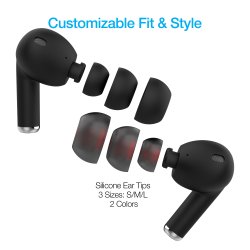 Naztech Xpods Pro trdlse hovedtelefoner - sort