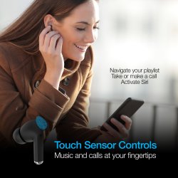 Naztech Xpods Pro trdlse hovedtelefoner - sort