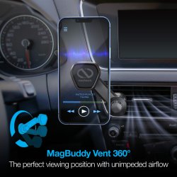 Naztech Magbuddy elite magnetisk telefonholder - Vent360