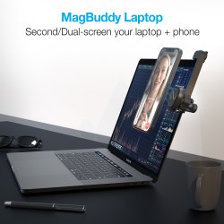 Naztech Magbuddy elite magnetisk telefonholder - Laptop
