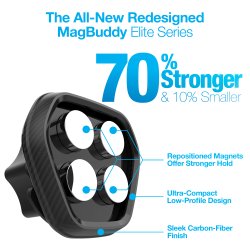 Naztech Magbuddy elite magnetisk telefonholder - Windshield XL