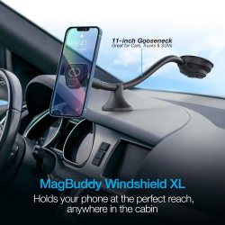 Naztech Magbuddy elite magnetisk telefonholder - Windshield XL