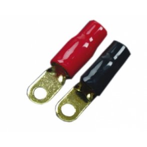 Ringterminal 20mm2, 4,2mm 1 Rd/1 Sort