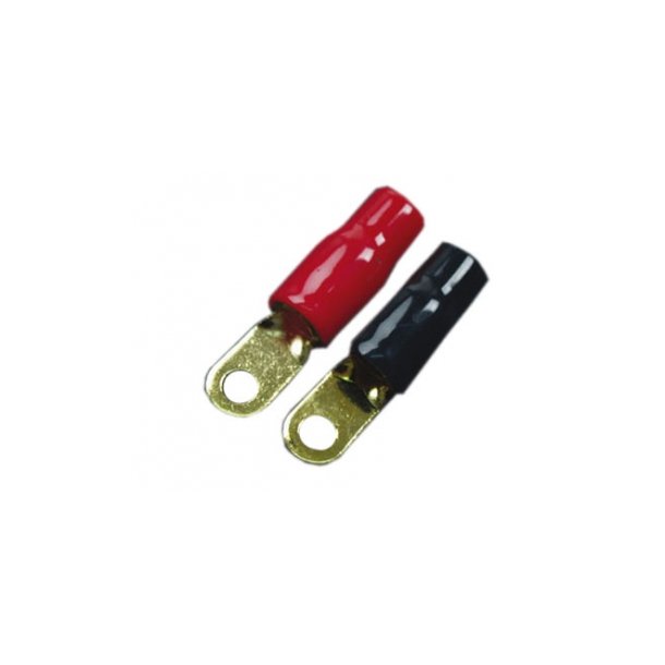 Ringterminal 20mm2, 4,2mm 1 Rd/1 Sort