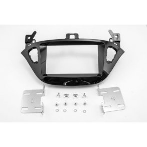 2-DIN radioramme Opel - diverse modeller - sort